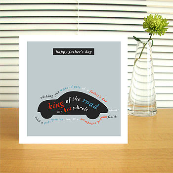 Personalised Father's Day Boat, Car And Wine Cards, 3 of 5