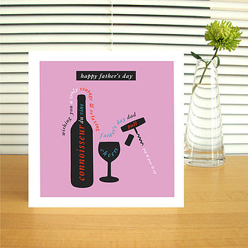 Personalised Father's Day Boat, Car And Wine Cards, 4 of 5