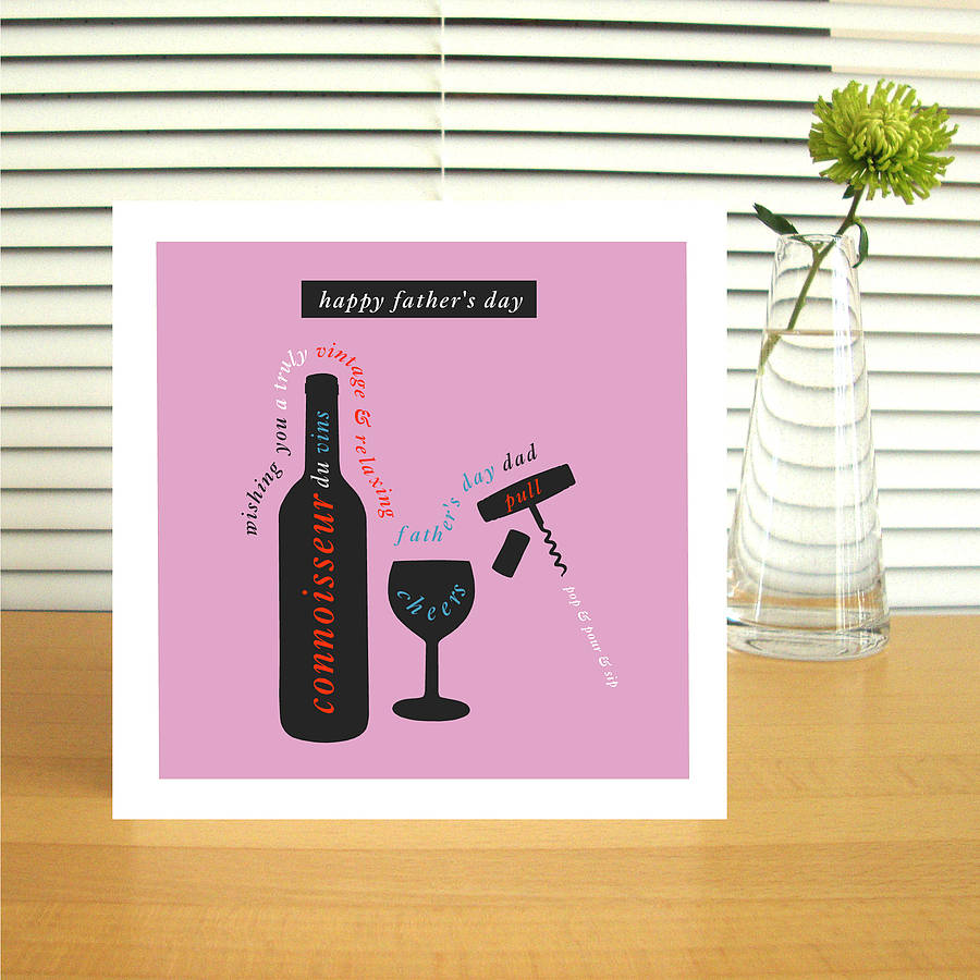 Personalised Father's Day Boat, Car And Wine Cards By Designed