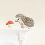 Hedgehog Wall Stickers, thumbnail 1 of 2