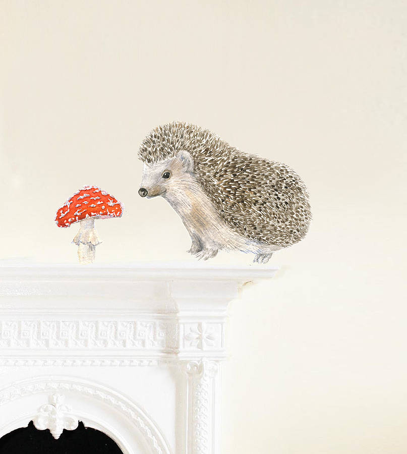 Hedgehog Wall Stickers, 1 of 2