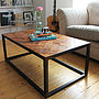 Upcycled Parquet Floor Coffee Table, thumbnail 1 of 4