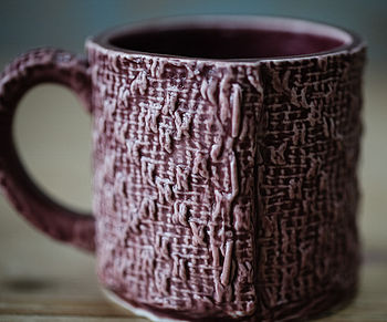 Porcelain Mug With Textile Textured Design, 5 of 7