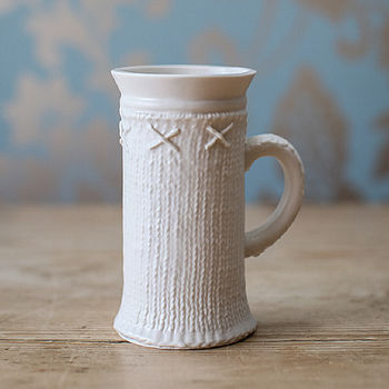 Porcelain Cup With Knitted Design, 2 of 4