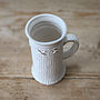 Porcelain Cup With Knitted Design, thumbnail 3 of 4