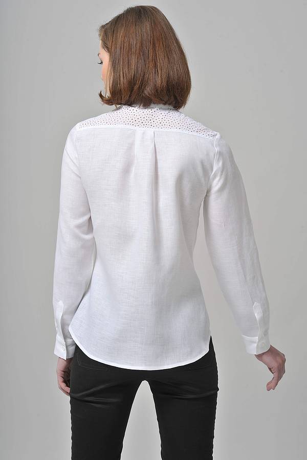 long sleeve linen shirt mina by the shirt company | notonthehighstreet.com