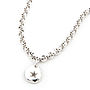 Pebble Star Silver Chain Necklace, thumbnail 2 of 3