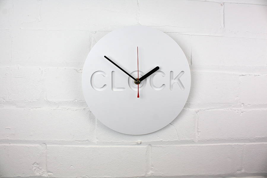 Clock Zero Clock Modern Wall Clock By JollySmith