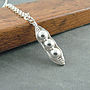 Sterling Silver Peapod Necklace, thumbnail 4 of 4
