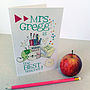 Personalised Thank You Teacher Card, thumbnail 2 of 5