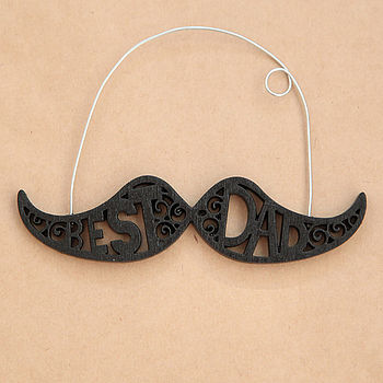 Best Dad Moustache Gift Bag, Fathers Day, 2 of 2