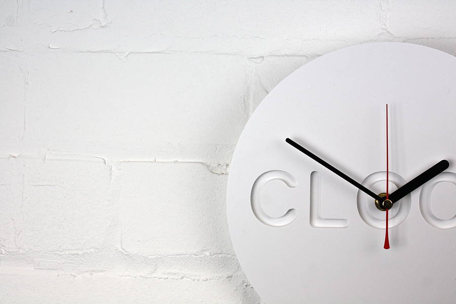 Clock Zero Clock Modern Wall Clock By JollySmith