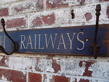 Vintage Railway Coat Rack, 3 of 4