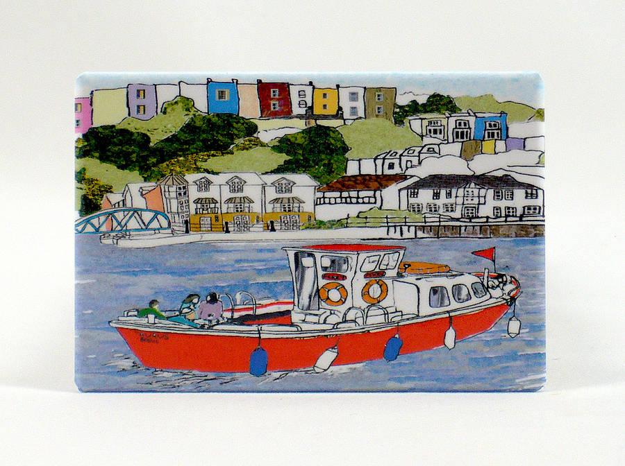 Bristol 'Red Ferry' Fridge By Emmeline Simpson