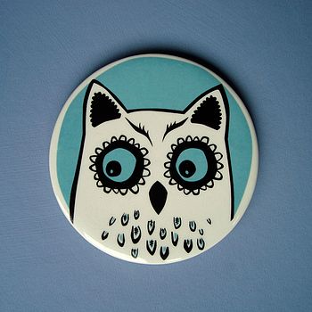 Ceramic Owl Coasters, 2 of 5