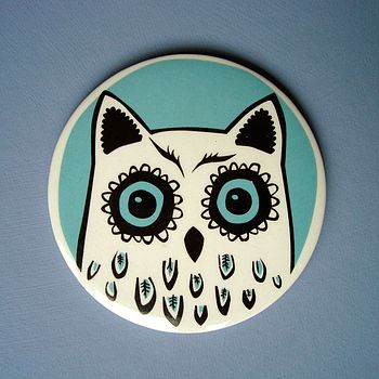 Ceramic Owl Coasters, 4 of 5