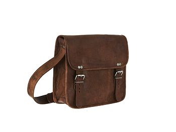 Leather Two Buckle Day Bag, 4 of 6
