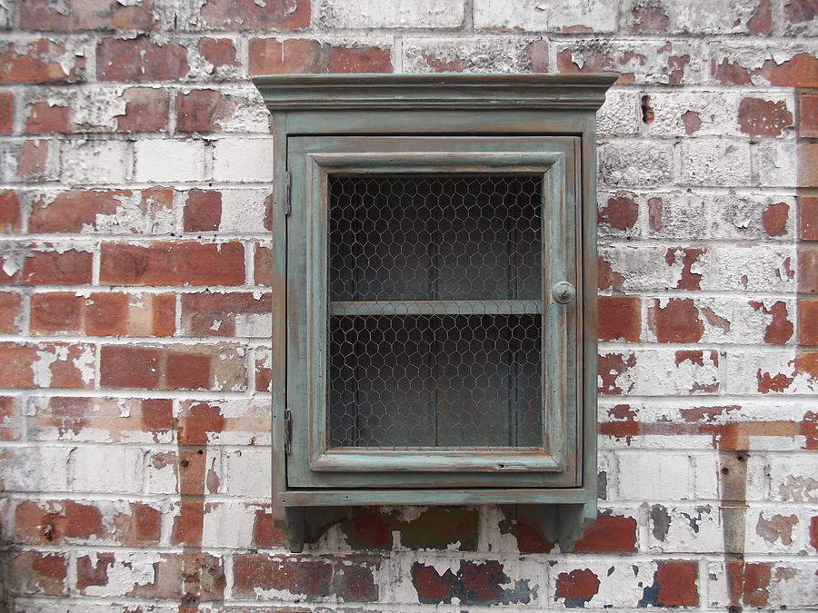 reclaimed antique bathroom cabinet