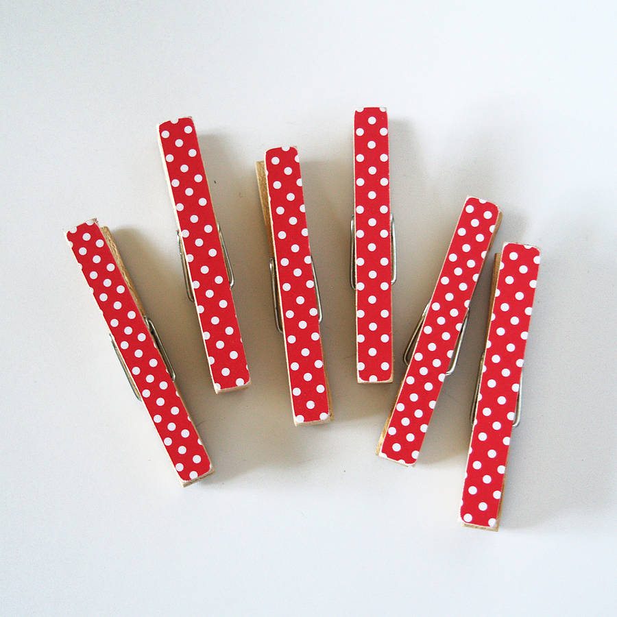 Bold Polka Dot Note Holders By Altered Chic