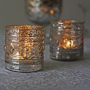 Ornate Antique Silver Tea Light Holder By The Wedding Of My Dreams ...