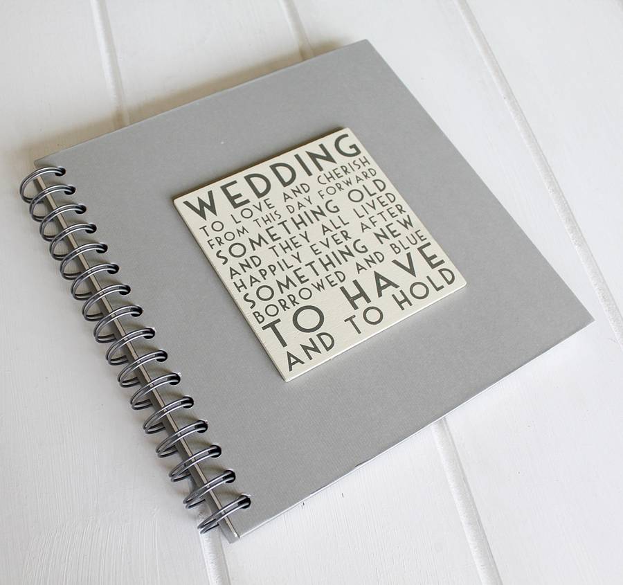 Wedding Album Memory Book By Posh Totty Designs Interiors