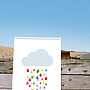 Multicoloured Rain Cloud Print, thumbnail 9 of 10
