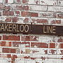 'Bakerloo Line' Hook Board, thumbnail 2 of 4