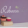 Personalised Shooting Star Sparkle Wall Sticker, thumbnail 1 of 3