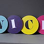 Typographic Alphabet Coasters, thumbnail 2 of 5