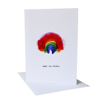 Chase The Rainbow Greetings Card, 3 of 3