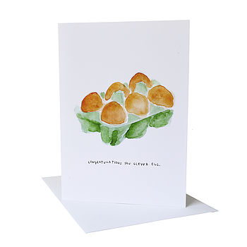 Congratulations Egg Greetings Card, 2 of 2