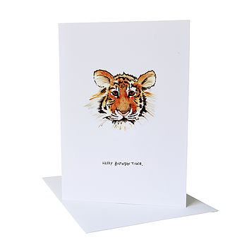 Tiger Happy Birthday Card, 2 of 2