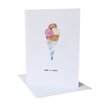 Ice Cream Greetings Card, 2 of 2