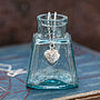 Silver Vintage Style Heart Necklace, thumbnail 1 of 3