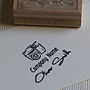 Photographer Personalised Rubber Stamp, thumbnail 5 of 5