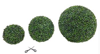 Giant Artificial Boxwood Topiary Ball, 5 of 10
