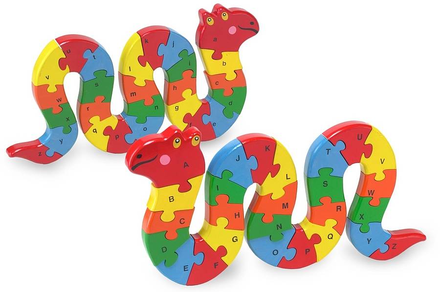 alphabet snake puzzle