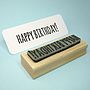 Happy Birthday Rubber Stamp, thumbnail 3 of 4