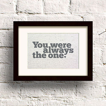 'You Were Always The One' Print, 5 of 12