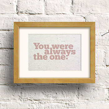 'You Were Always The One' Print, 4 of 12