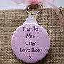 Personalised 'Teacher' Key Ring And Gift Bag, thumbnail 4 of 5