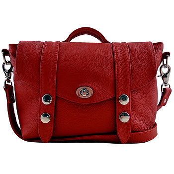 red mini 'satchel' handbag by freeload accessories | notonthehighstreet.com