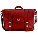 red mini shoulder bag