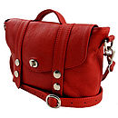 red mini shoulder bag