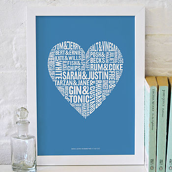 Personalised 'Perfect Pairs' Print, 3 of 9