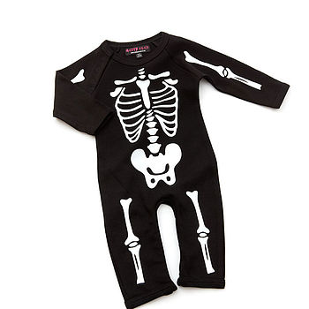 Halloween Skeleton Babygrow, 2 of 4