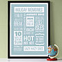 Personalised Memories Print, thumbnail 12 of 12