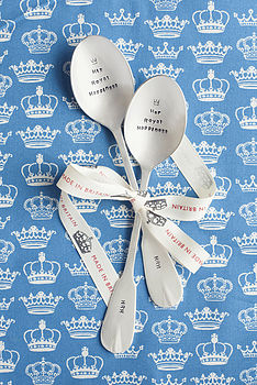 Royal Happiness Dessert Spoon, 2 of 2