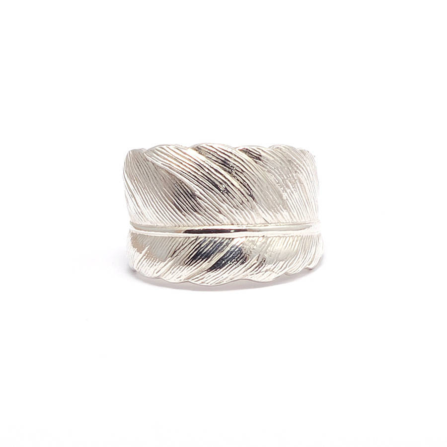 Silver Feather Ring, 1 of 4