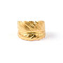 Gold Or Gold Plated Feather Ring: Take Flight, thumbnail 2 of 6
